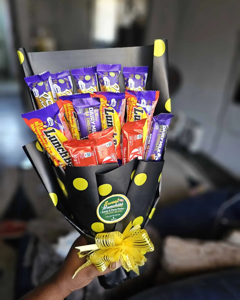 Handmade chocolate bouquet from Sweet Munchies in Mutare