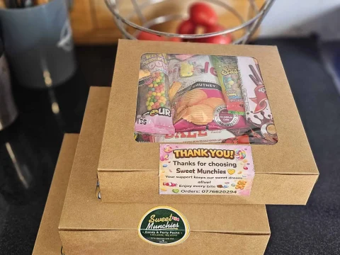 Classic snack box from Sweet Munchies