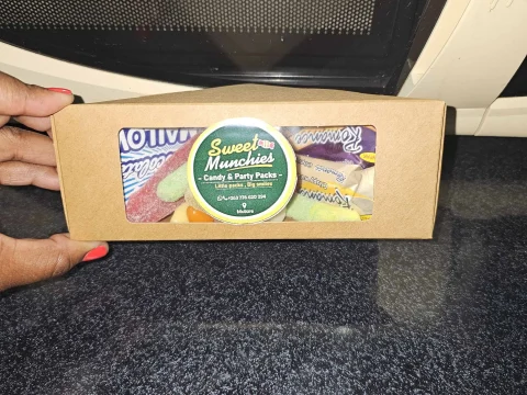Little Choco Crush Box opened to show the chocolate treats inside